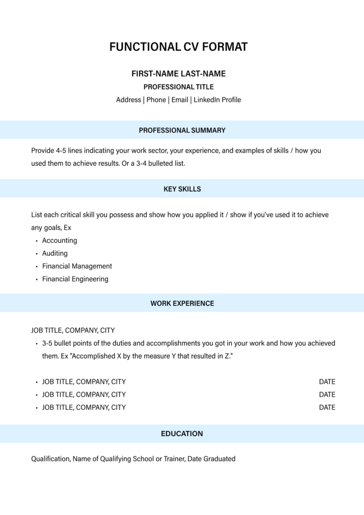 how to write a cv in nigeria